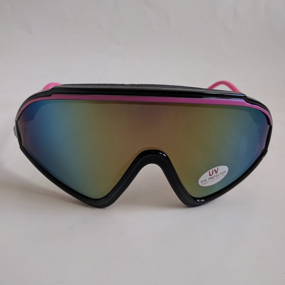 NWT True Vintage Ski/cycle wrap around sports style blade 80s sunglasses